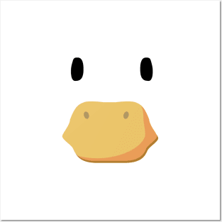 Simple Minimal Duck Face Posters and Art